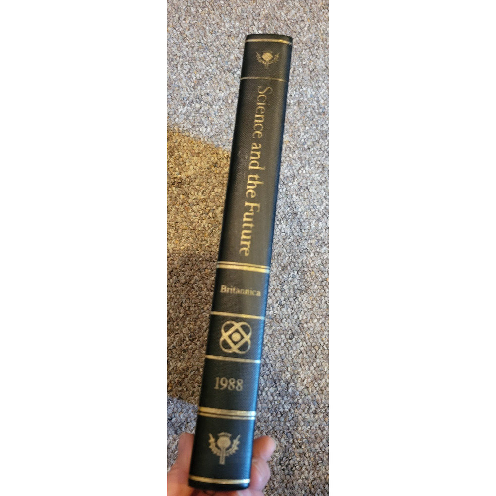 1988 Britannica Yearbook of Science And The Future Hardcover Book Encyclopedia‎
